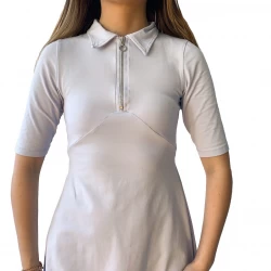 Seamless Long Sleeve Crop Top for Ladies with Custom Logo TLS245
