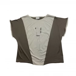 Women Short Sleeve T Shirt Loose Fit Vintage T-shirt for Ladies Sexy Vintage Blouse TLS208
