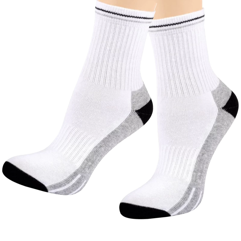 Tennis Sport Socks - Terry Crew Socks For Men with Your Brand TLS217
