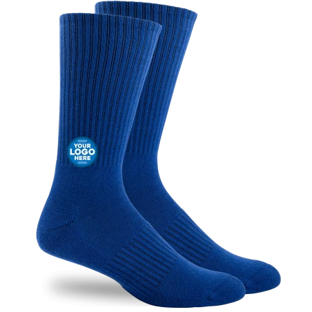 Tennis Sport Socks - Half Terry Crew Socks For Men TLS228
