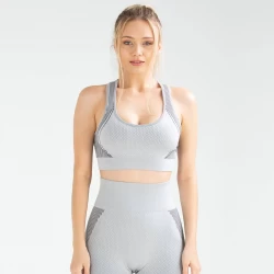 Seamless Sport Bra and Leggings Set with Your Logo TLS260