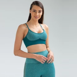 Seamless Sport Bra and Leggings Set with Your Logo TLS269