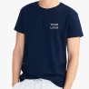 Comfortable Plain T-Shirts for Men With Your Logo With Your Design TLS286