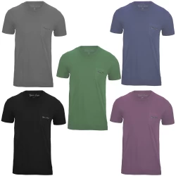 Customizable Slim Fit T-shirts for Men with Pocket TLS287