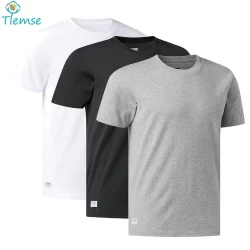 Comfortable Plain T-Shirts for Men With Your Logo With Your Design TLS292