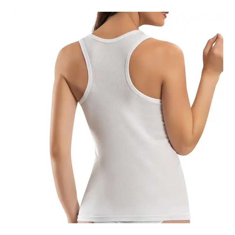 Camisole Undershirt from Ribbed Fabric. Undershirts for Women TLS336