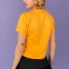 O-Neck Short Sleeve Printed Boxy Fitting Semi-cropped Customizable T-Shirt TLS342