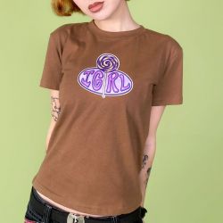 O-Neck Short Sleeve Glittered Vinyl Heat Transfer Printed Design Customizable T-Shirt TLS345