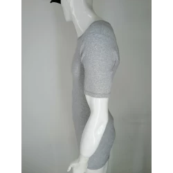 High Quality Seamless Tube Fabric Short Sleeve O-Neck Undershirts for Men TLS56