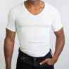 High Quality Seamless Tube Fabric Short Sleeve V-Neck Undershirts for Men TLS372