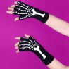 Fingerless Gloves For Women with Full Custom Printed Design Open Finger Gloves TLS380