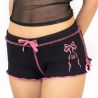 Glittered Angle Wings Printed Thermal Shorts TLS381