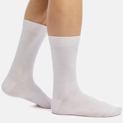 Customizable Premium Bamboo Crew Socks For Men With Comfortable Cuff TLS382