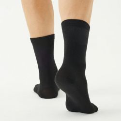 Organic Cotton Crew Socks For Men With Comfortable Cuff Customizable  TLS384