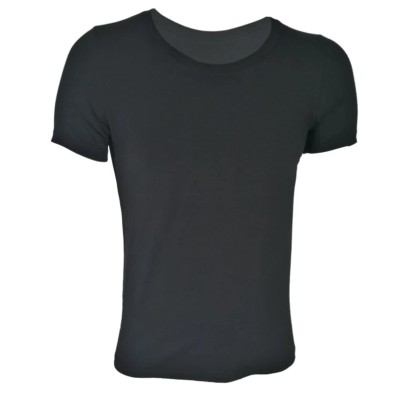 Organic Cotton Short Sleeve Undershirts with Your Brand  for Men TLS78