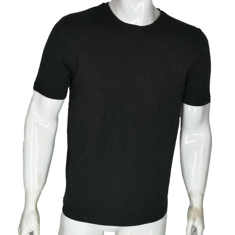 Organic Cotton Short Sleeve Undershirts with Your Brand for Men TLS79
