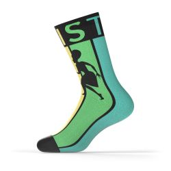 Digital Printed Sport Crew Socks for Women TLS422