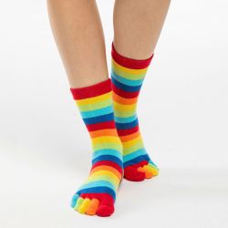 Five Toe Socks for Women - 5 Toe Foot Glove Socks TLS426