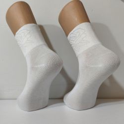 Jackard Rose Knitted Socks for Women with Comfortable Ohne Gummidruck Cuff TLS461
