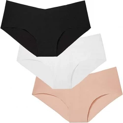 Girls Fashion 100% Cotton Comfortable Sexy Low-Rise Seamless Thong Panties TLS184